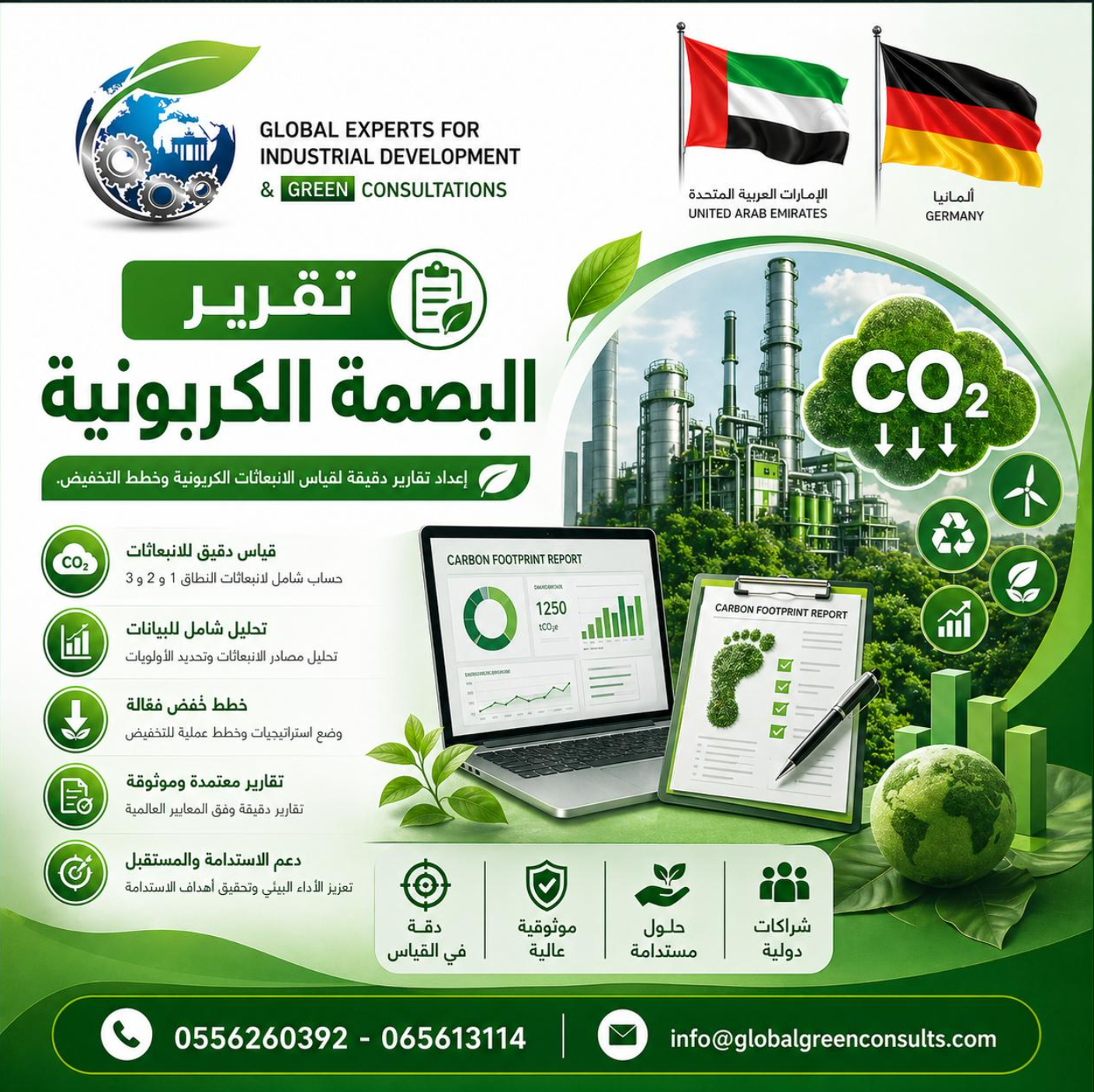تقرير البصمة الكربونية